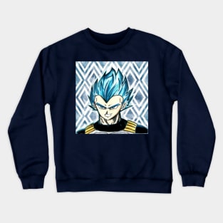 super saiyan the prince vegeta Crewneck Sweatshirt